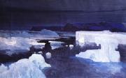 Alexeievtch Borissov Glaciers,Kara Sea painting